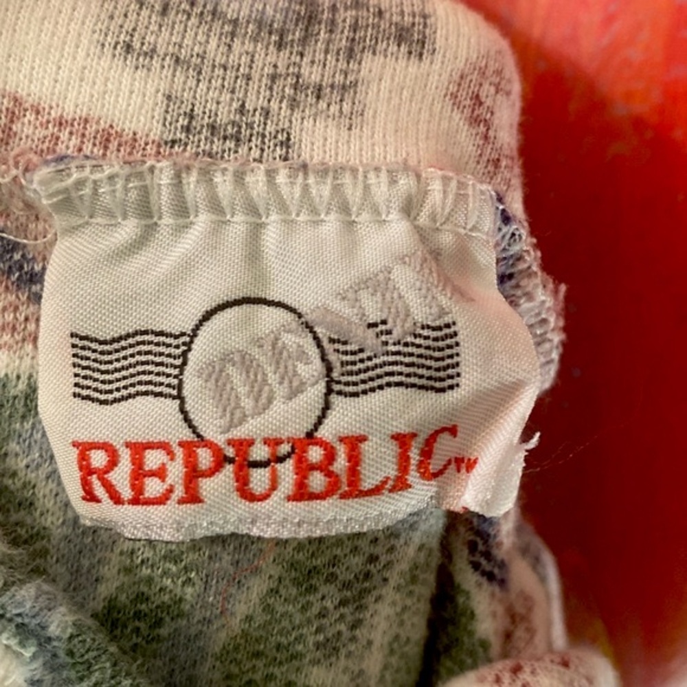 VINTAGE DENIM REPUBLIC PullOver Hoodie Sweater - Picture 11 of 12